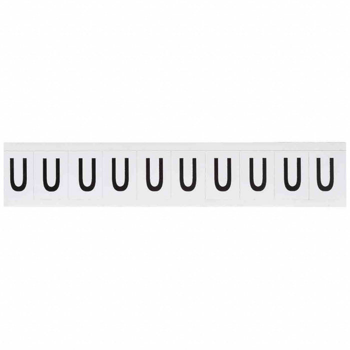 LetterLabel Vinyl 1-1/2inH 1inW PK10