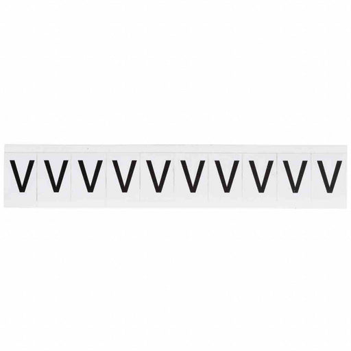 LetterLabel Vinyl 1-1/2inH 1inW PK10