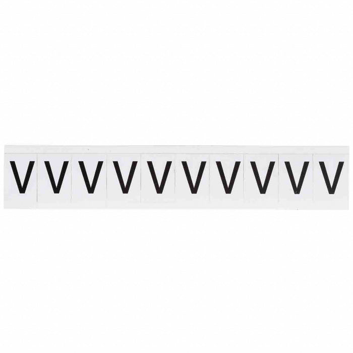 LetterLabel Vinyl 1-1/2inH 1inW PK10