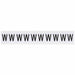 LetterLabel Vinyl 1-1/2inH 1inW PK10