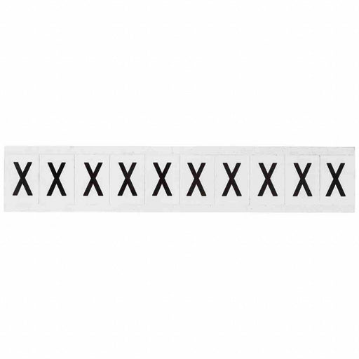 LetterLabel Vinyl 1-1/2inH 1inW PK10