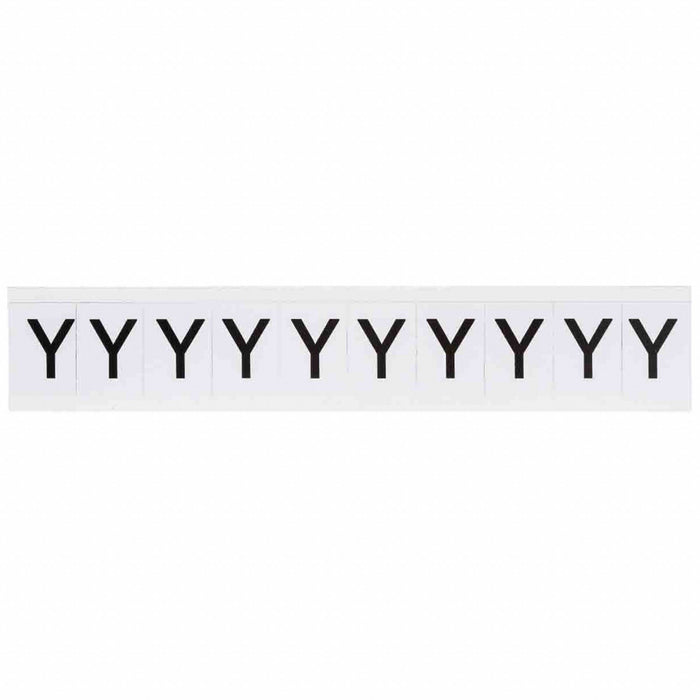 LetterLabel Vinyl 1-1/2inH 1-1/8inW PK10