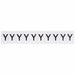 LetterLabel Vinyl 1-1/2inH 1-1/8inW PK10