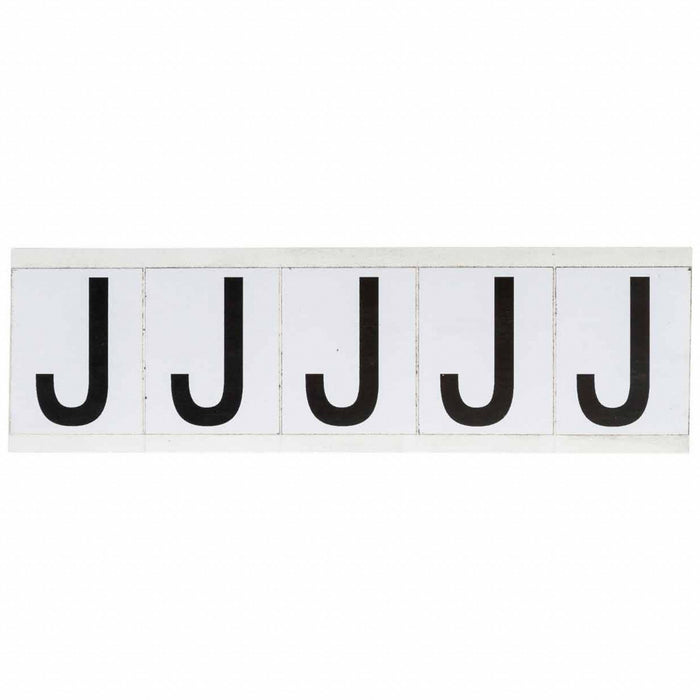 LetterLabel Vinyl 2-1/4inH 1-7/8inW PK5