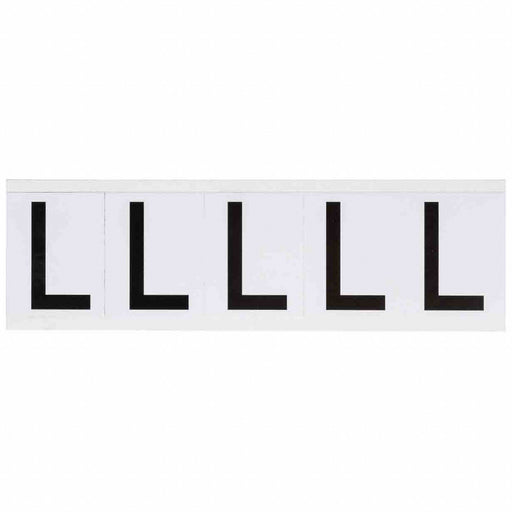 LetterLabel Vinyl 2-1/4inH 1-7/8inW PK5