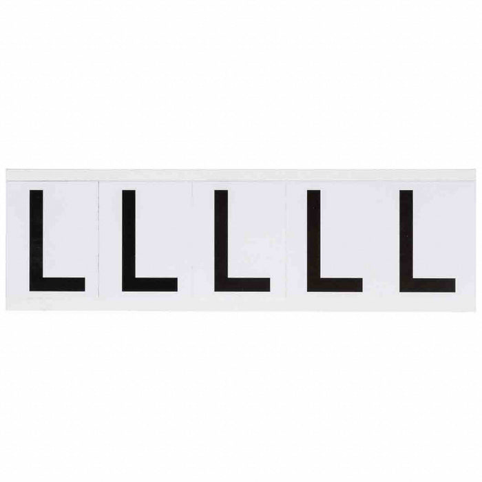 LetterLabel Vinyl 2-1/4inH 1-7/8inW PK5
