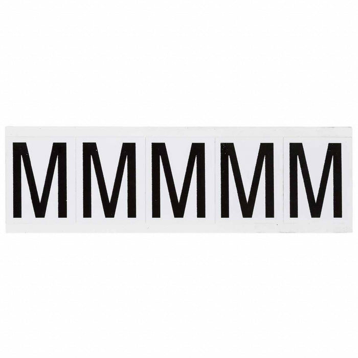 LetterLabel Vinyl 2-1/4inH 1-3/4inW PK5