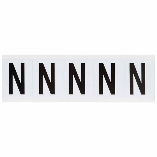LetterLabel Vinyl 2-1/4inH 1-3/4inW PK5