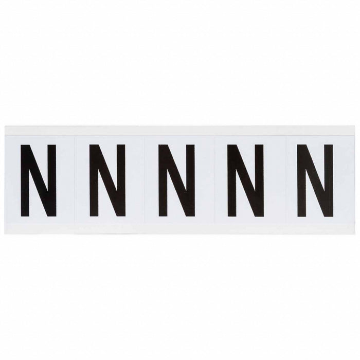 LetterLabel Vinyl 2-1/4inH 1-3/4inW PK5