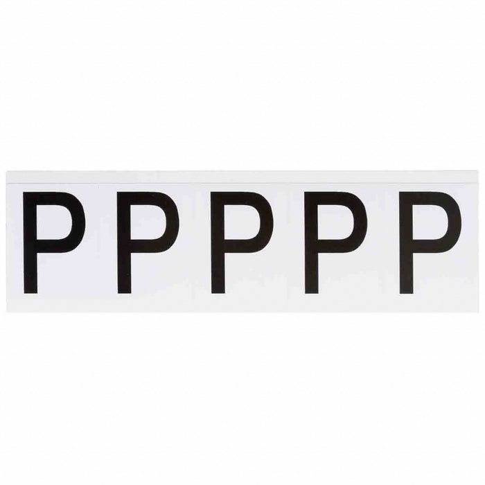 LetterLabel Vinyl 2-1/4inH 1-3/4inW PK5
