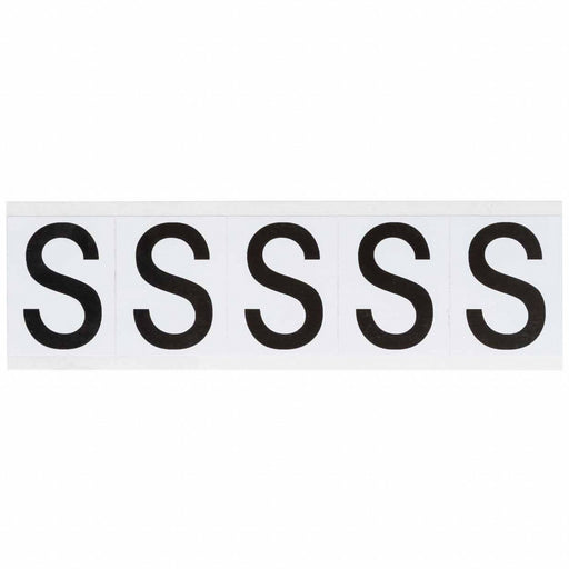 LetterLabel Vinyl 2-1/4inH 1-3/4inW PK5