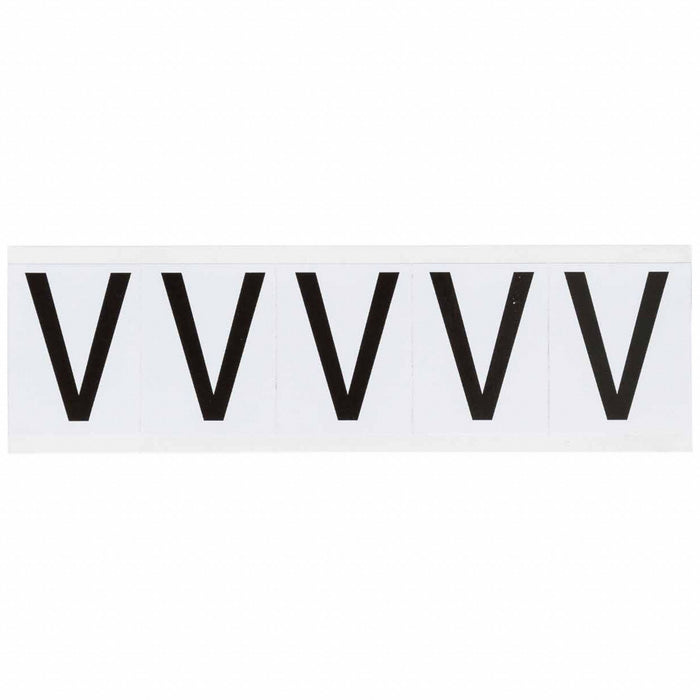 LetterLabel Vinyl 2-1/4inH 1-3/4inW PK5