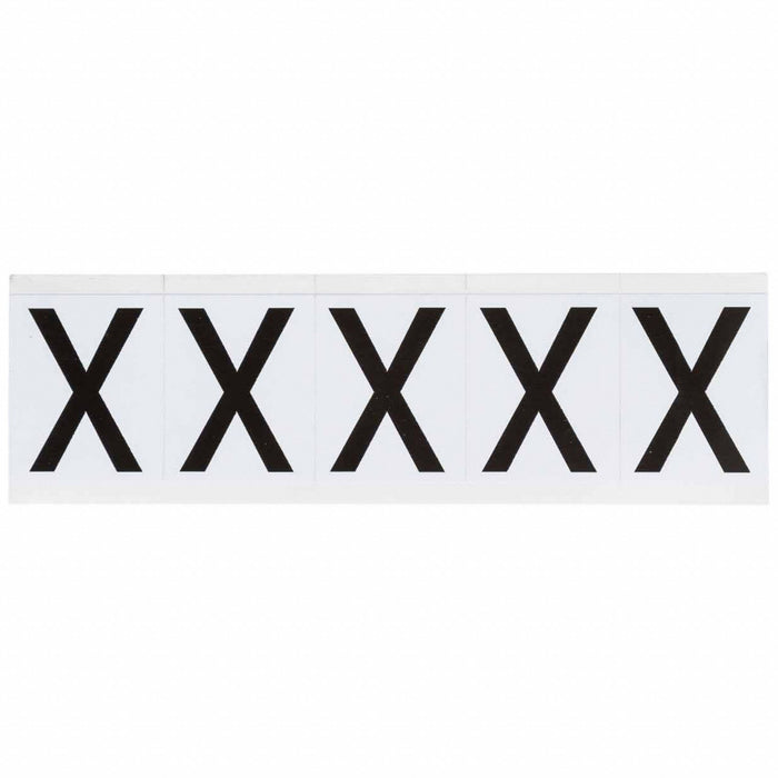 LetterLabel Vinyl 2-1/4inH 1-3/4inW PK5