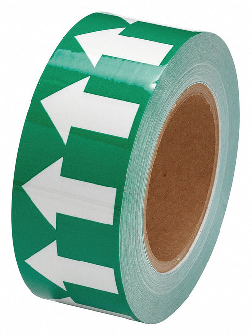 Pipe Marking Tape Grn 2in W 90ft Roll L