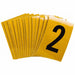 NumberLabel 1-1/2inH 1inW PK25