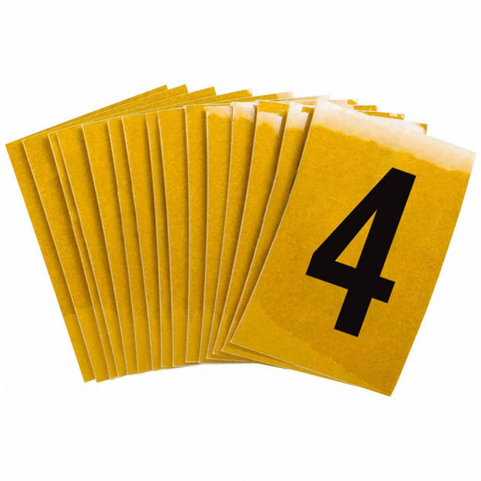 NumberLabel 1-1/2inH 1inW PK25