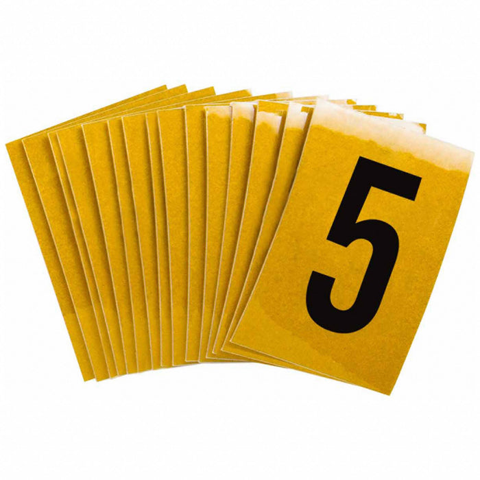 NumberLabel 1-1/2inH 1inW PK25