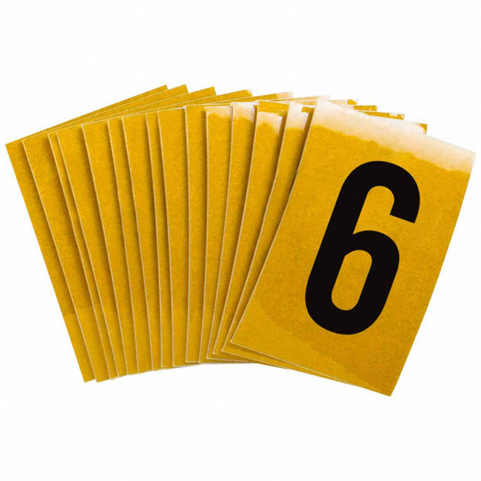 NumberLabel 1-1/2inH 1inW PK25