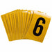 NumberLabel 1-1/2inH 1inW PK25