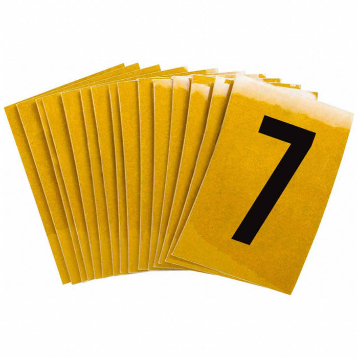 NumberLabel 1-1/2inH 1inW PK25