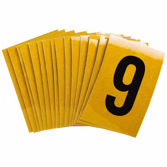 NumberLabel 1-1/2inH 1inW PK25