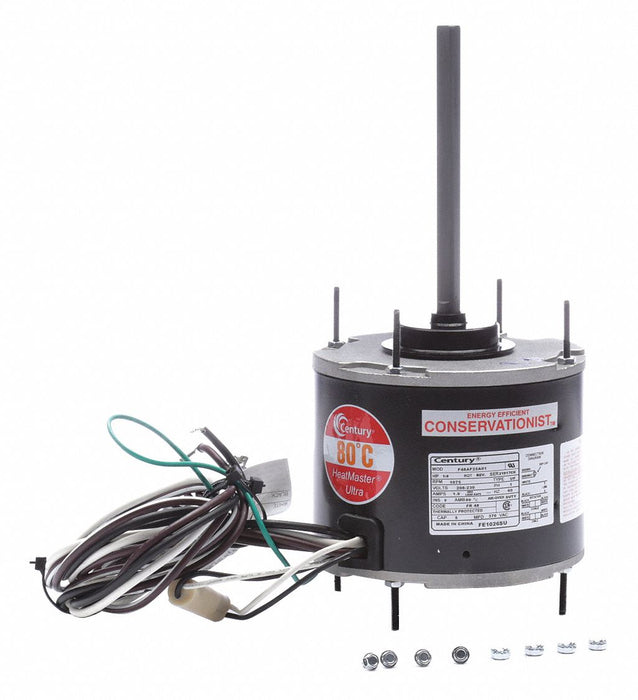 Condenser Fan Motor 1/4 HP 1075 rpm 1.9
