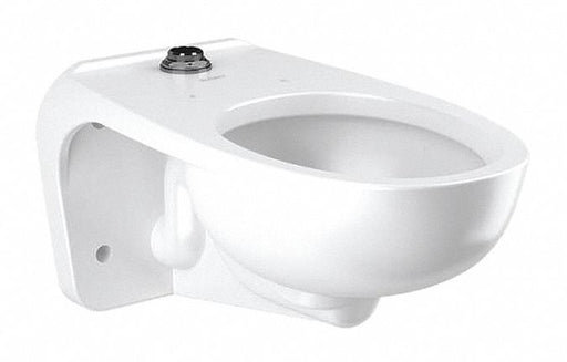 Toilet Bowl Elongated Wall Flush Valve