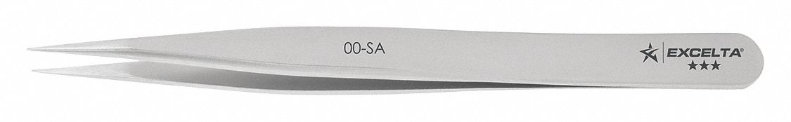 Tweezers SS Straight 4 1/2 L