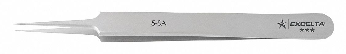 Tweezers SS Straight 4 1/4 L