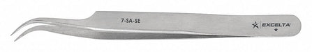 Tweezers SS Curved 4 1/2 L