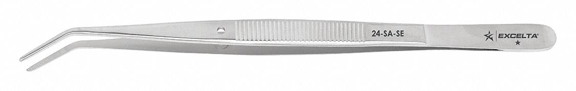 Tweezers SS Bent 6 L