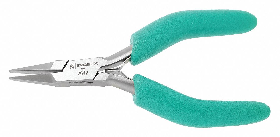 Flat Nose Plier 4-3/4 L Smooth