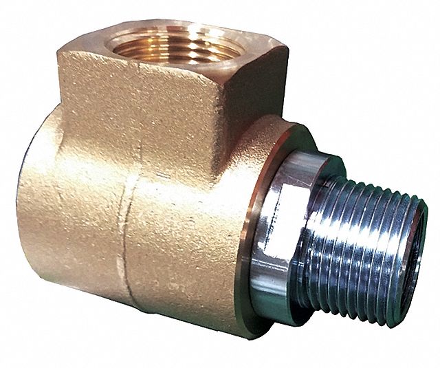 Swivel 90 Deg Brass SS 3/4 FNPT Inlet