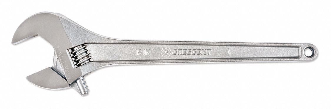 Adjustable Wrench 18In Chrome Carded