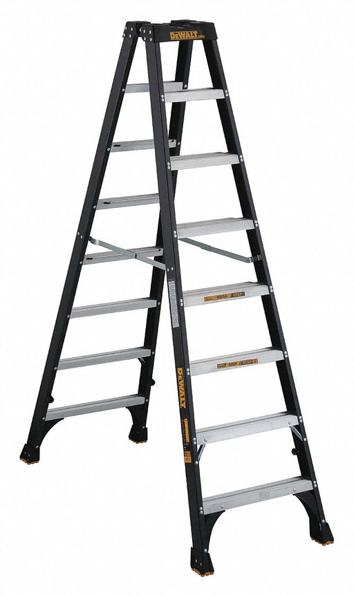 Twin Stepladder Fbrgls IA 8ft DXL3030