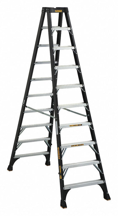 Twin Stepladder Fbrgls IA 10ft DXL3030