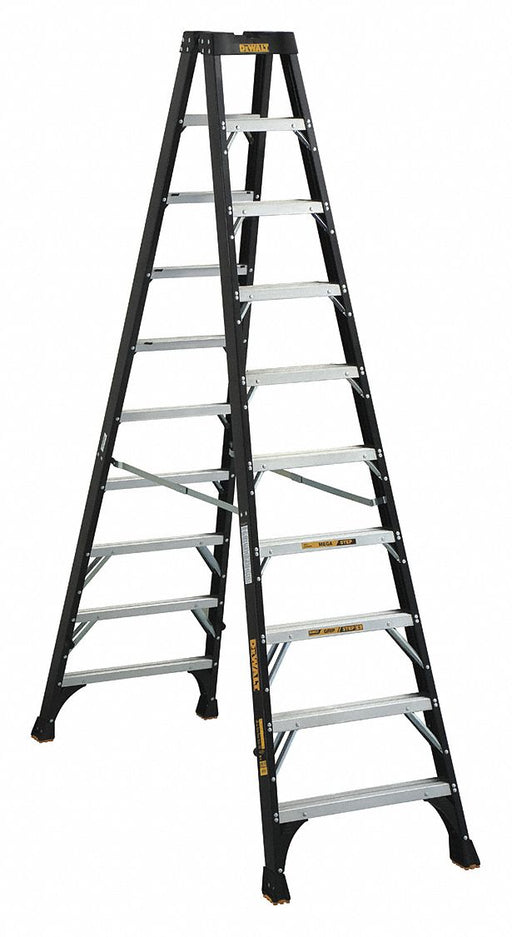 Twin Stepladder Fbrgls IA 10ft DXL3030