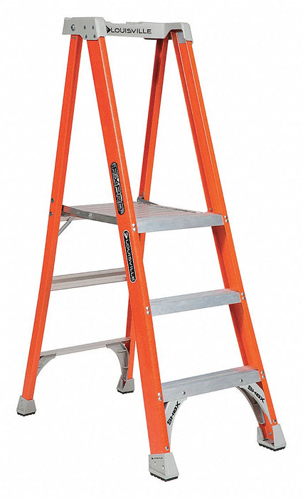 Platform Stepladder 5.23 ft FGL 300 lb