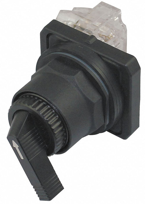 SelectorSwitch Non-Illum 2Pos 30mm Black