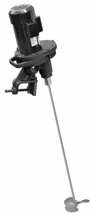 Tank Mixer 1/3 hp 115/230V AC 350 RPM