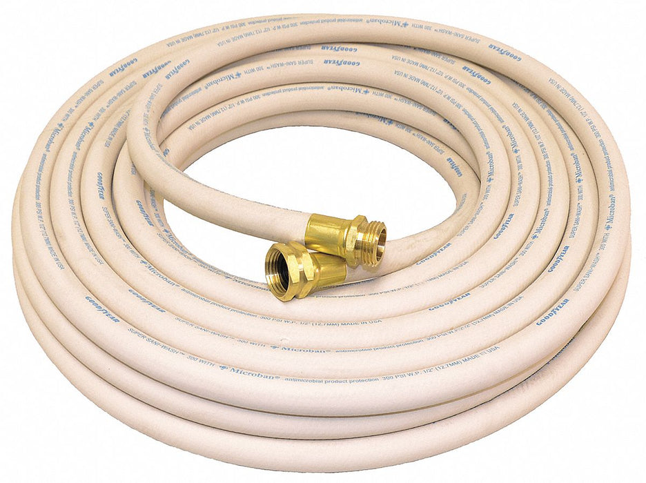 Washdown Hose 3/4 ID x 50 ft.L White