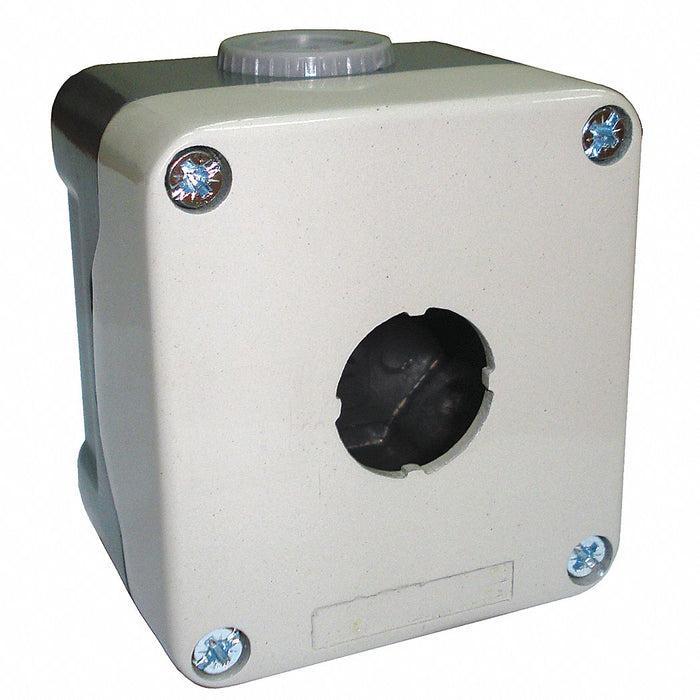 PushBttonEnclosur 22mm 1Hole DieCastAlum