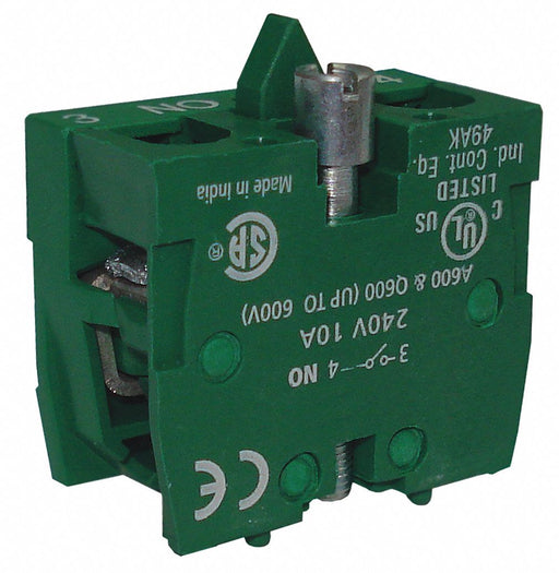 Contact Block Green 1NO 22 mm
