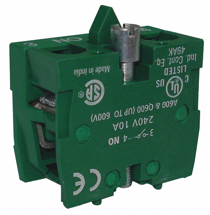 Contact Block Green 1NO 22 mm