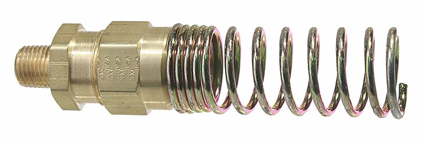 Strt Brass Comp. 1/2 in MNPT 3/8 in