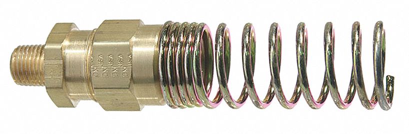 Strt Brass Comp. 1/2 in MNPT 3/8 in