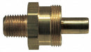 Strt Brass Comp. 1/2 in MNPT 1/4 in