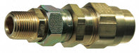 Strt Brass Comp. 3/8 in Comp. 1/2 in