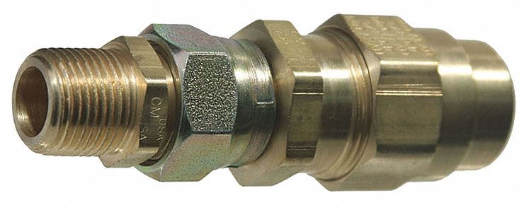Strt Brass Comp. 1/2 in Comp. 5/32 in