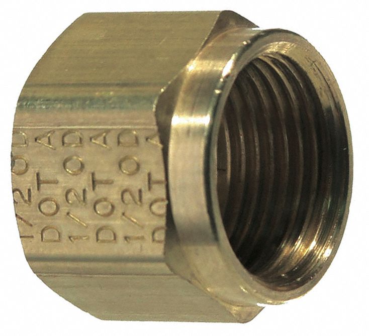 Nut Brass Compression 5/32 in